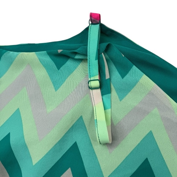 Torrid Sophie Chevron Chiffon Swing Cami - Picture 7 of 13